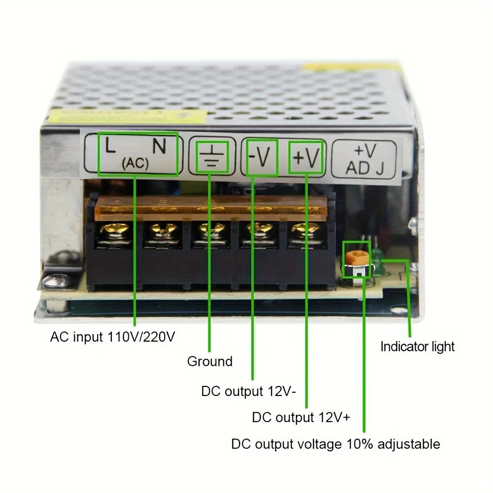 Sursă de alimentare universală 12V 5A 