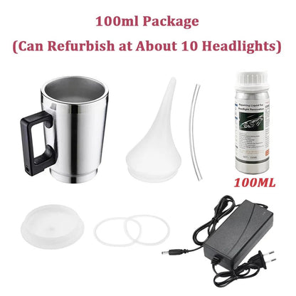 Automotive Headlight Care Tool Car Headlight Polish Restoration Kit Headlight Restoration Set Car Headlight Restoration Liquid - ACCMAG