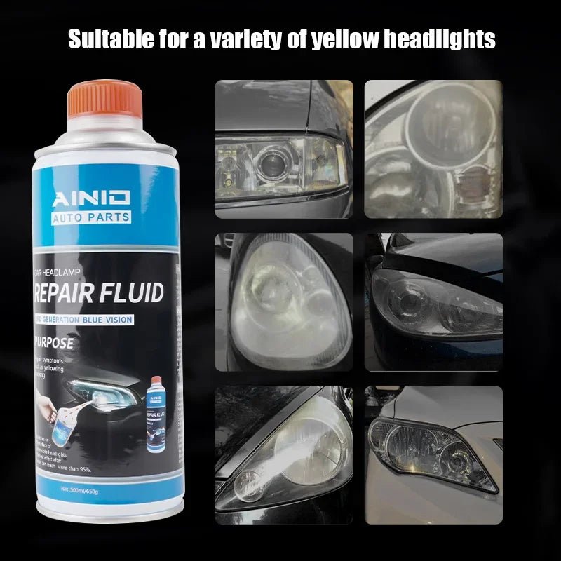 Automotive Headlight Care Tool Car Headlight Polish Restoration Kit Headlight Restoration Set Car Headlight Restoration Liquid - ACCMAG