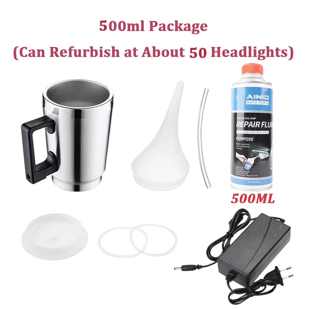 Automotive Headlight Care Tool Car Headlight Polish Restoration Kit Headlight Restoration Set Car Headlight Restoration Liquid - ACCMAG