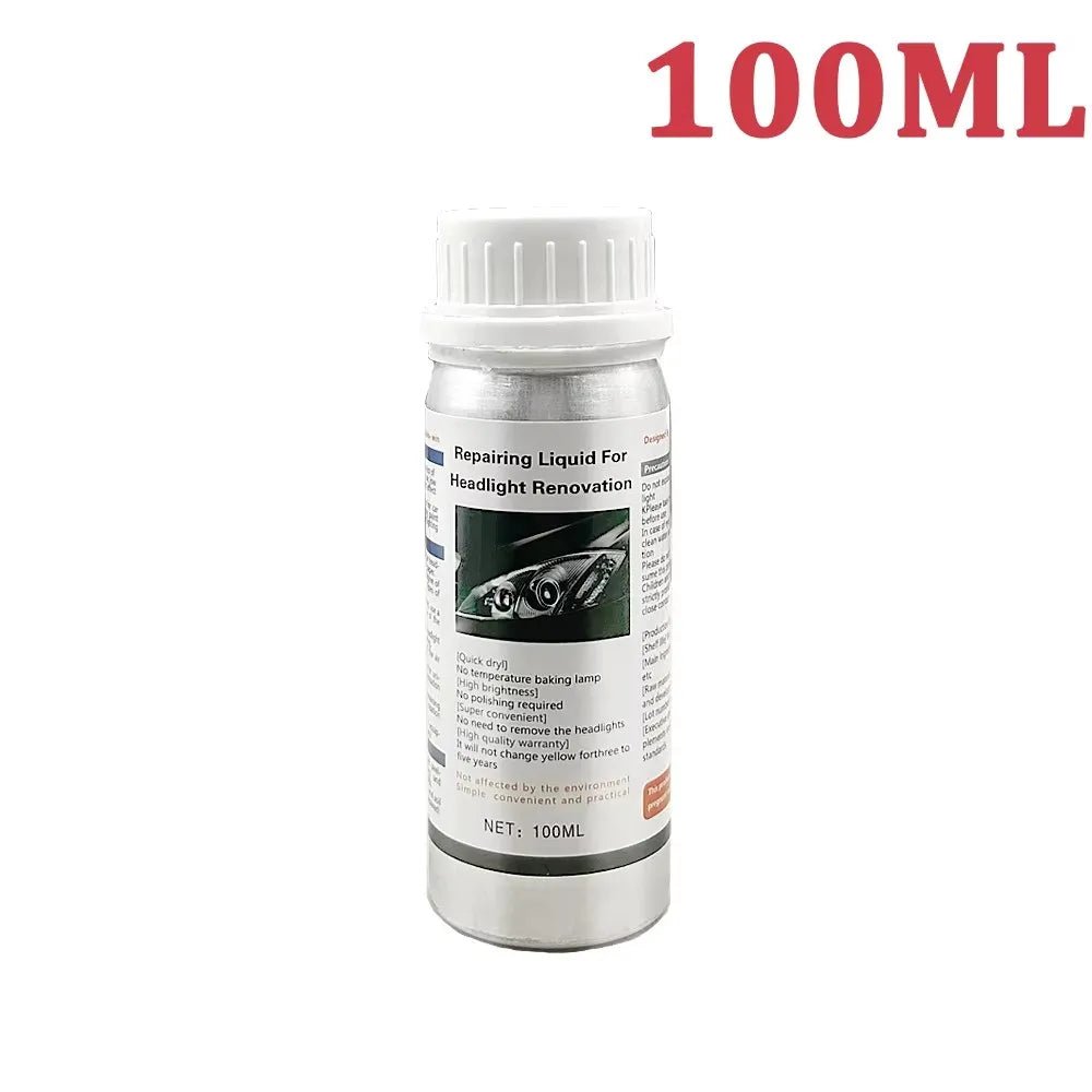 Automotive Headlight Care Tool Car Headlight Polish Restoration Kit Headlight Restoration Set Car Headlight Restoration Liquid - ACCMAG