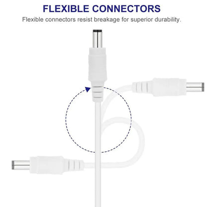 Power Adapter Extension Cable DC 12V 5.5x2.1mm – 1M, 2M, 3M, 5M, 10M - ACCMAG