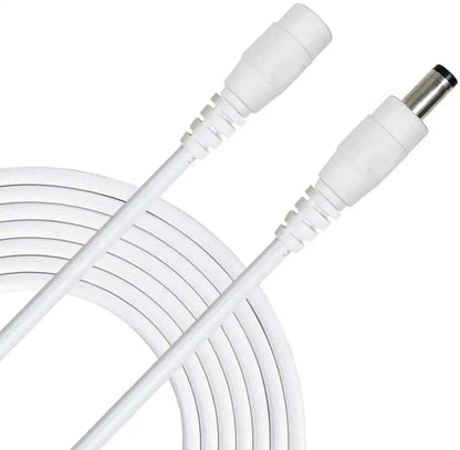 Power Adapter Extension Cable DC 12V 5.5x2.1mm – 1M, 2M, 3M, 5M, 10M - ACCMAG