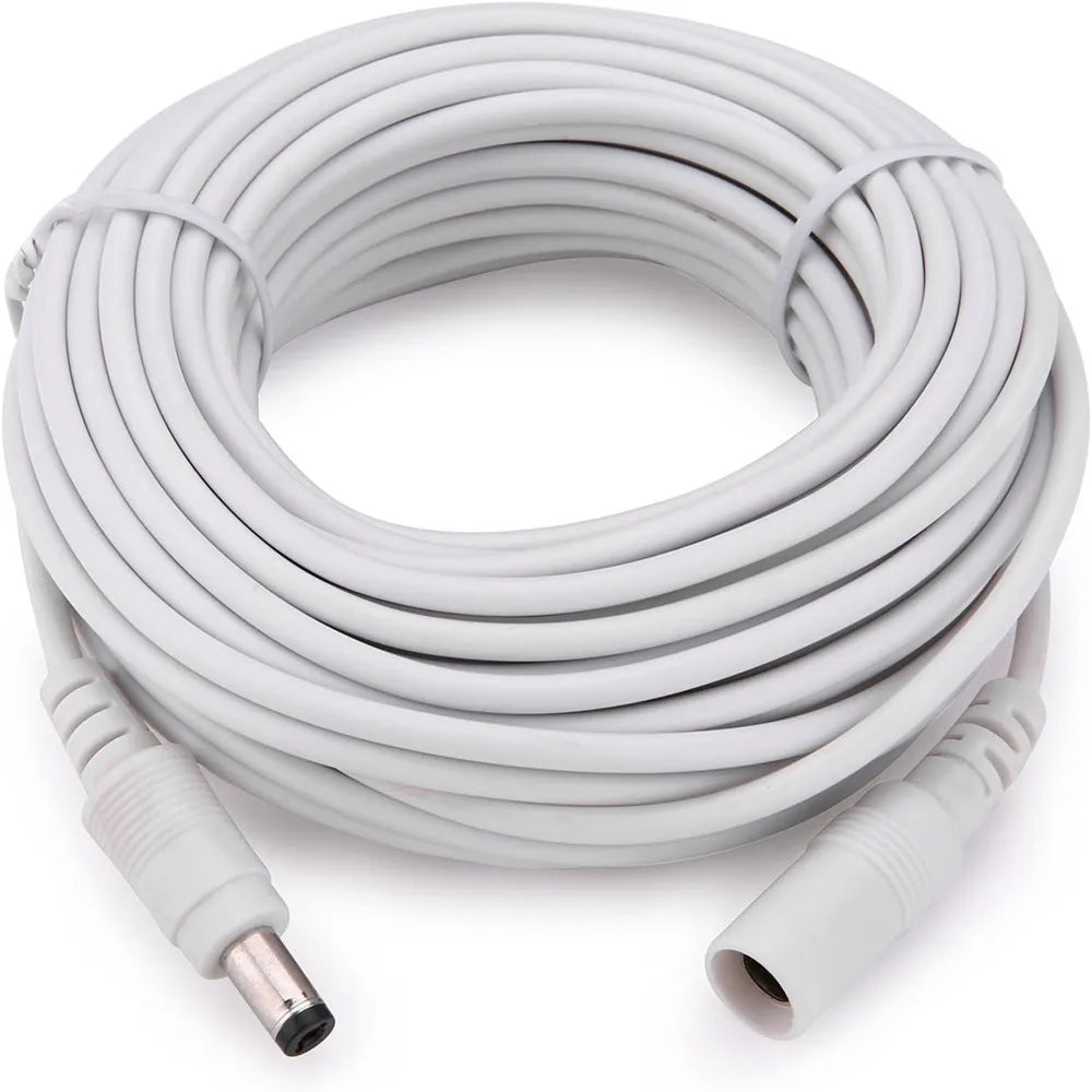 Power Adapter Extension Cable DC 12V 5.5x2.1mm – 1M, 2M, 3M, 5M, 10M - ACCMAG