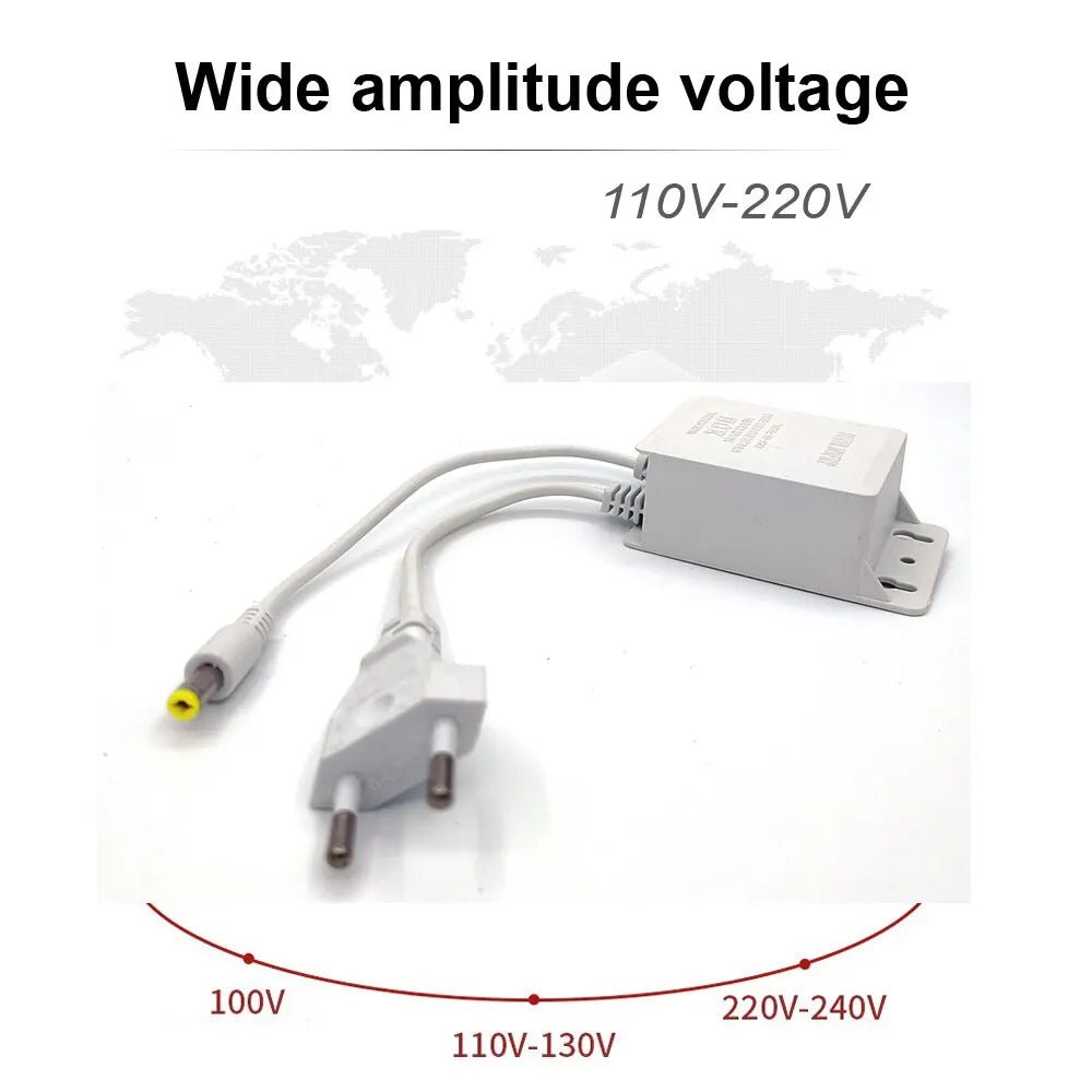 Waterproof 12V 2A Power Supply for CCTV, NVR, DVR - ACCMAG