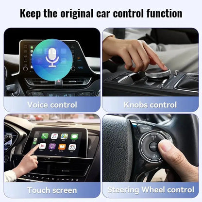 Wireless CarPlay Android Auto Wireless Adapter Smart Mini Box Plug And Play WiFi Fast Connect Universal - ACCMAG